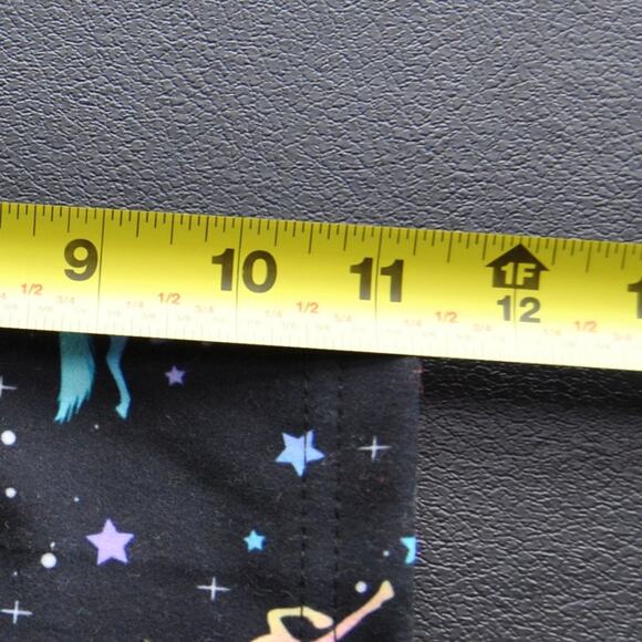 Unicorn Adjustable Face Covering Black with Pink Purple Design - Picture 5 of 5